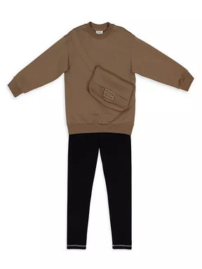 Fendi3D Crossbody Bag Crewneck Sweatshirt
