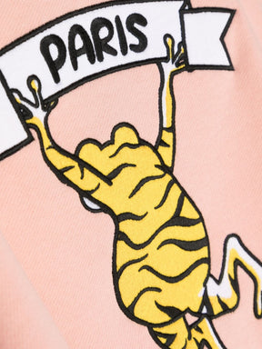 Kenzo Kids Paris-print cotton sweatshirt