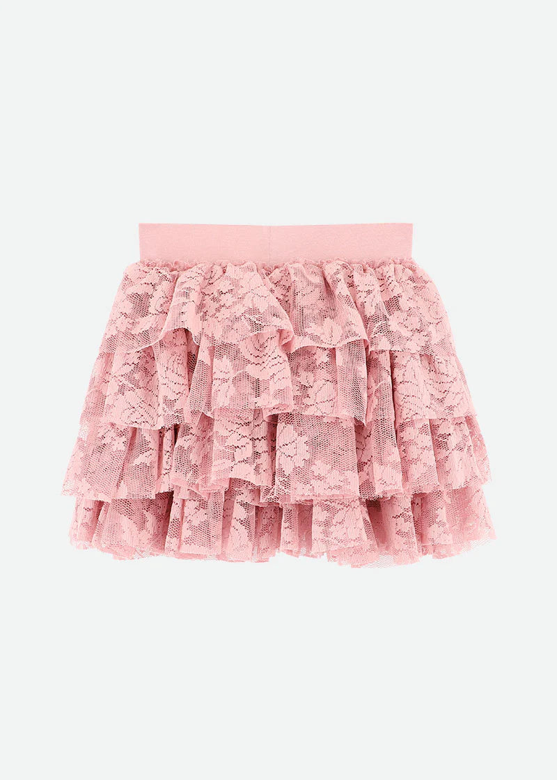 ANGEL'S FACE Abbie Lace Skirt Tea Rose