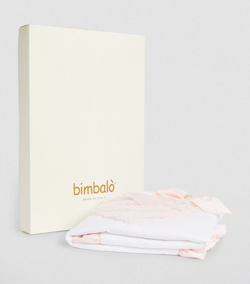 BIMBALO  Frill-Trim Heart Blanket