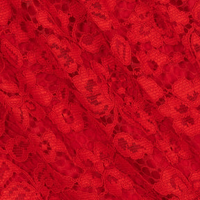 Patachou Girls Red Satin & Lace Dress