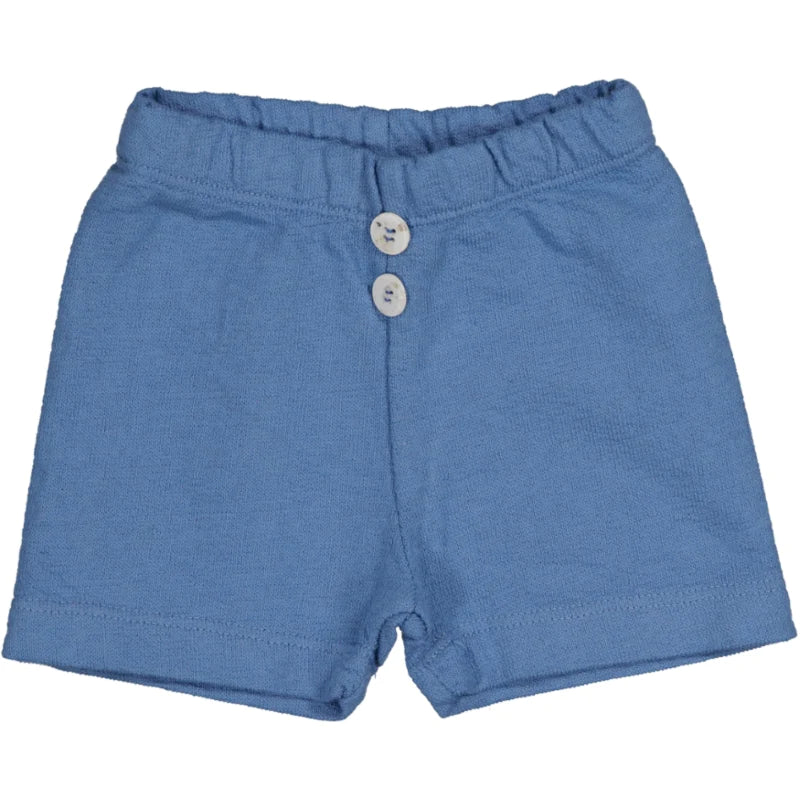 Bean's Sunshade Fleece Buttons Blue Shorts