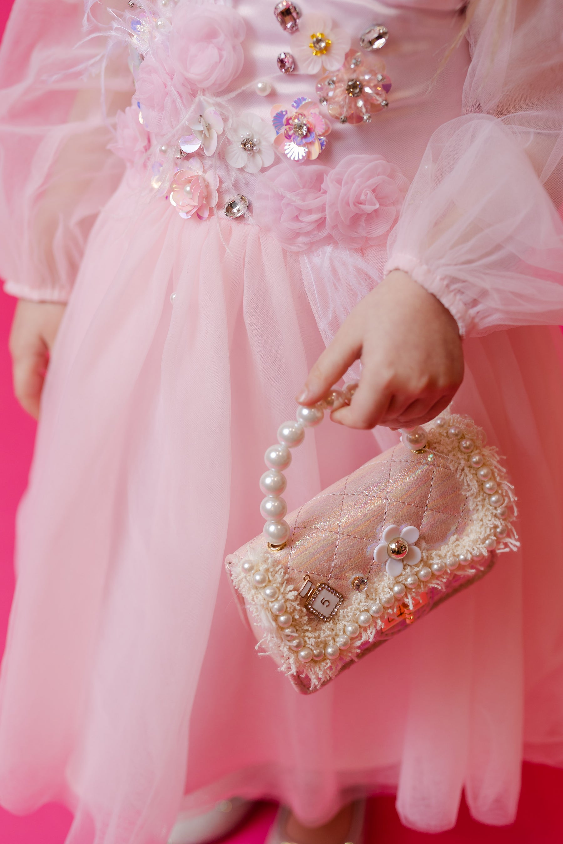Tina Mur pink Floral dress